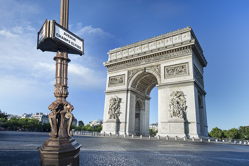 Champs-Élysées in Parijs bezoeken