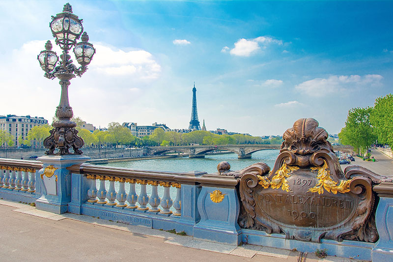Pont Alexandre III bezoeken in Parijs